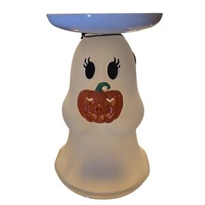 Bath & Body Works Light Up Ghost Candle Holder pedestal Summerween Ghostie